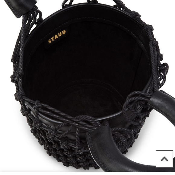 STAUD Black Leather Bucket Bag - Picture 2 of 6
